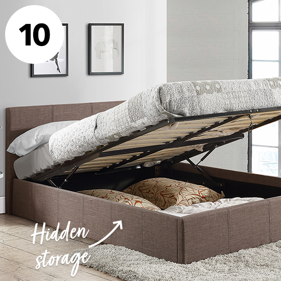 Berlin Upholstered Ottoman Bed